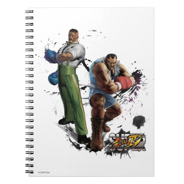 Dudley Vs. Balrog Notebook (Front)