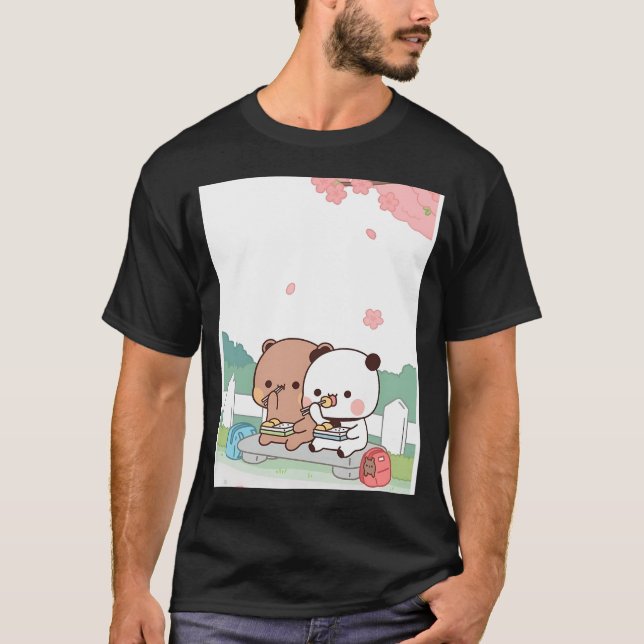 Dudu And Bubu Just Relaxing  T-Shirt (Front)