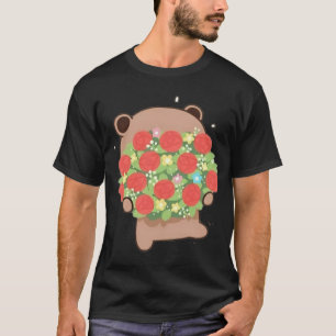 Dudu Gives Bubu Flowers For Valentine'S Day T-Shirt