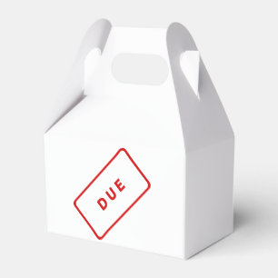 Due Business Stamp Favour Box