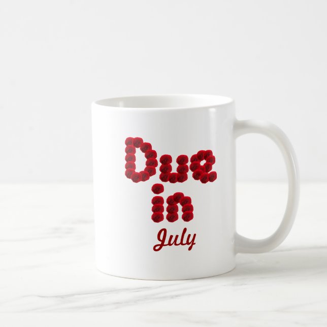 Due in July Mug (Right)