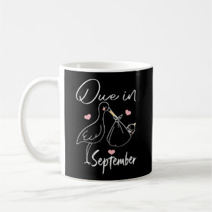 Due In September Funny Swan Carrying A Cute New Coffee Mug