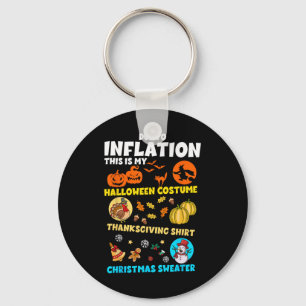 Due To Inflation My Halloween Thanksgiving Christm Keychain