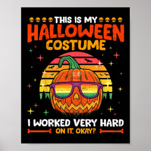 Due To Inflation This Is My Halloween Costumes Men Poster