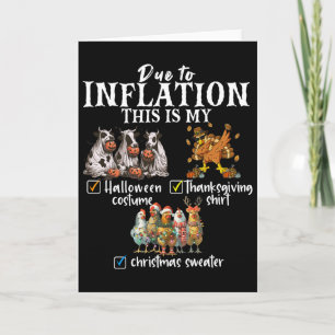 Due To Inflation This Is My Halloween Thanksgiving Card