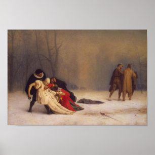 Duel After A Masquerade Ball Poster