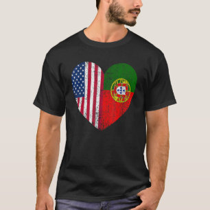 Duel Heart Portugal and American duel citizen T-Shirt