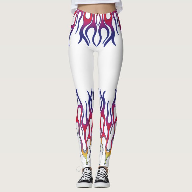 Dueling Flame Leggings (Front)
