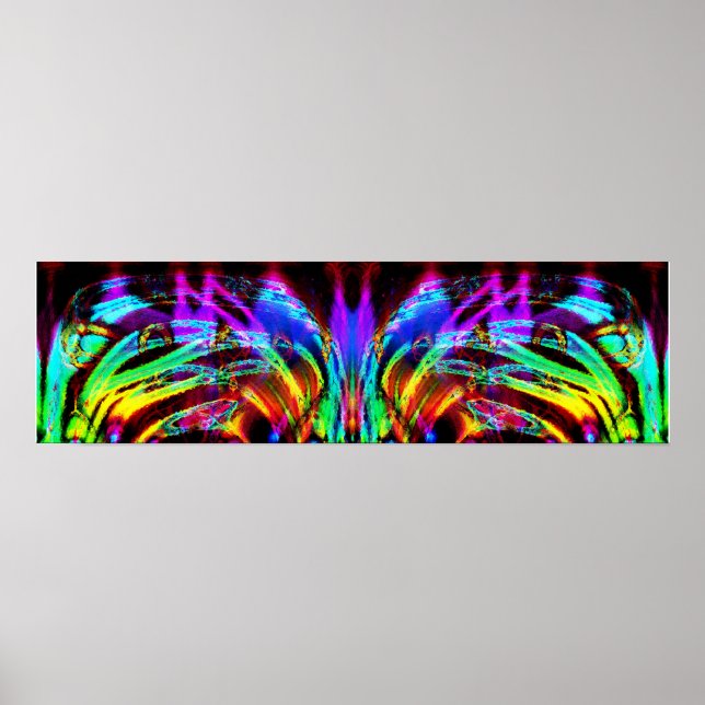 Dueling Rainbows Poster (Front)