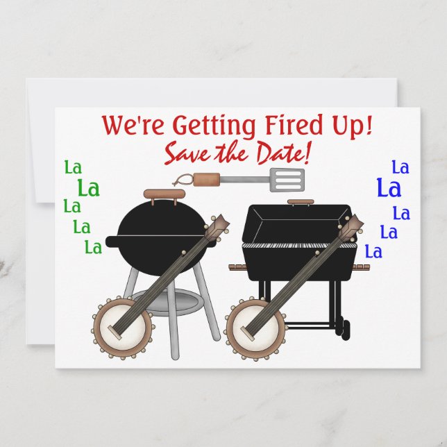 Duelling Grills ! SRF Save The Date (Front)