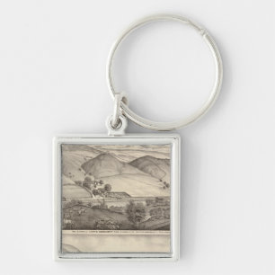 Duerr, Nusbaumer, Bachelder ranches Keychain
