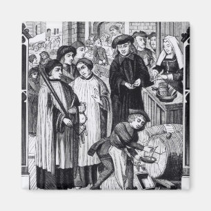 Dues on Wines, granted to the Chapter of Tournai b Magnet