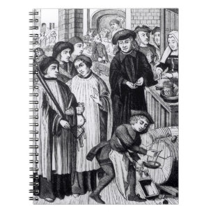 Dues on Wines, granted to the Chapter of Tournai b Notebook