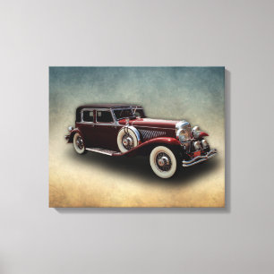 Duesenberg (Duesy) Model J Classic Car Canvas Print
