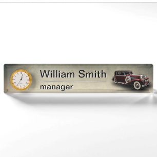Duesenberg/Duesy Model J Classic Car Personalized Nameplate