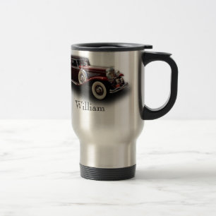 Duesenberg (Duesy) Model J Classic Car Travel Mug