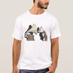 Duet - Dog & Gramophone T-Shirt