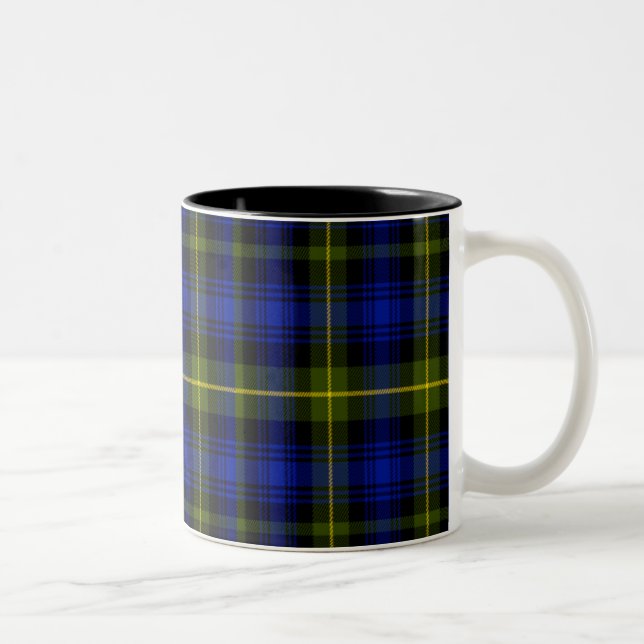 Duff Scottish Tartan Two-Tone Coffee Mug (Right)