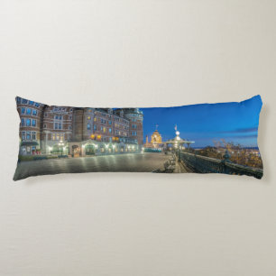 Dufferin Terrace at dawn Body Pillow