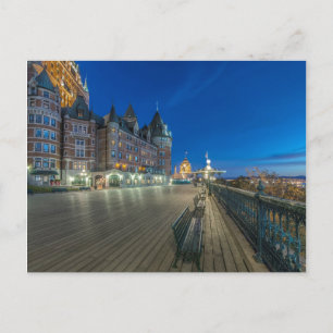 Dufferin Terrace at dawn Postcard