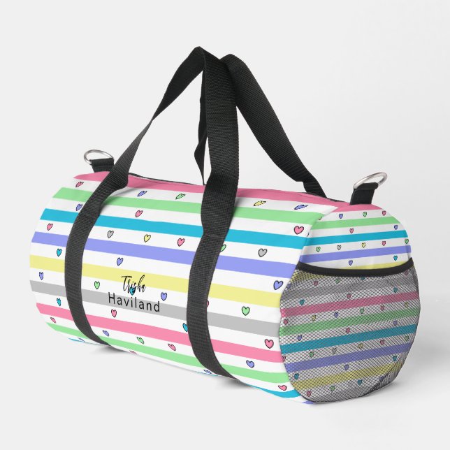 Duffle Gym Bag in Any Colour HAMbWG (Right Corner)