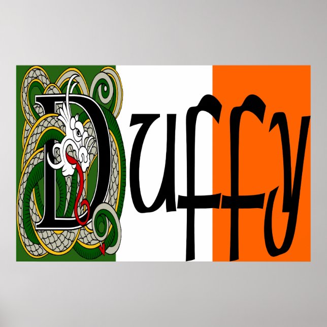 Duffy Celtic Dragon Print (Front)