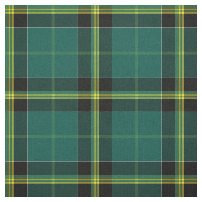 Duffy Tartan Pattern Green Irish Plaid Fabric (Swatch)