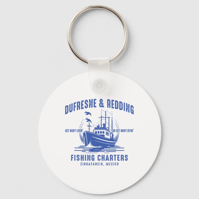 Dufresne And Redding Fishing Charters Lover  Keychain (Front)