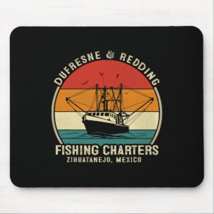 Dufresne And Redding Fishing Charters - Vintage Bo Mouse Pad