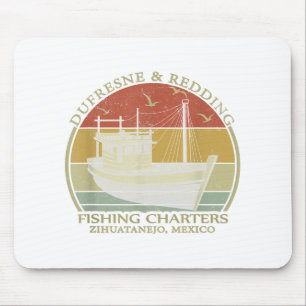 Dufresne And Redding Fishing Charters - Vintage Fi Mouse Pad