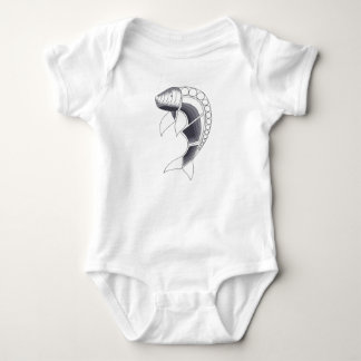 Dugong Genuine Aboriginal Art Baby Bodysuit