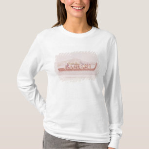Dugout canoe piloted by natives of New Zealand T-Shirt