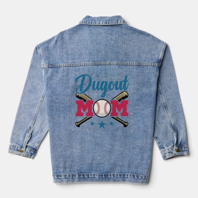Dugout Maman Baseball Parent T-Ball Tee Ball (Verso)