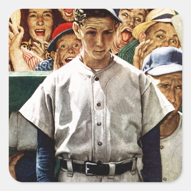 Dugout Square Sticker (Front)