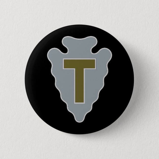 DUI - 36th Infantry Division 2 Inch Round Button (Front)