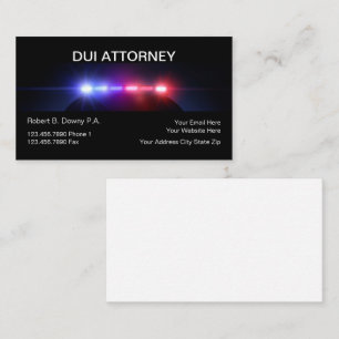 DUI Attorney Business Cards