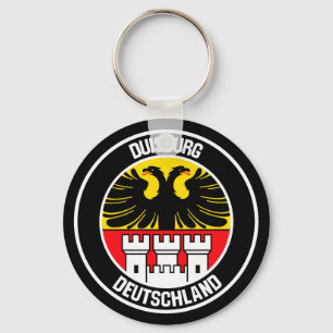 Duisburg Round Emblem Keychain