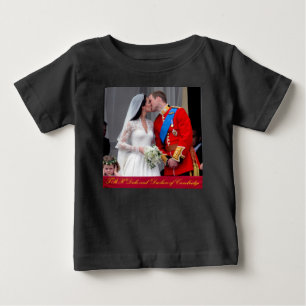 Duke and Duchess of Cambridge Royal Wedding Baby T-Shirt