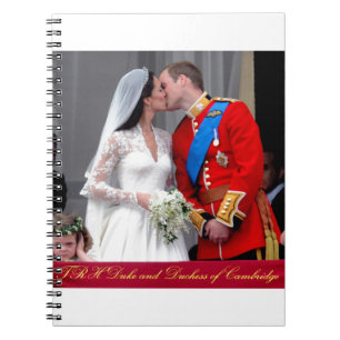 Duke and Duchess of Cambridge Royal Wedding Notebook