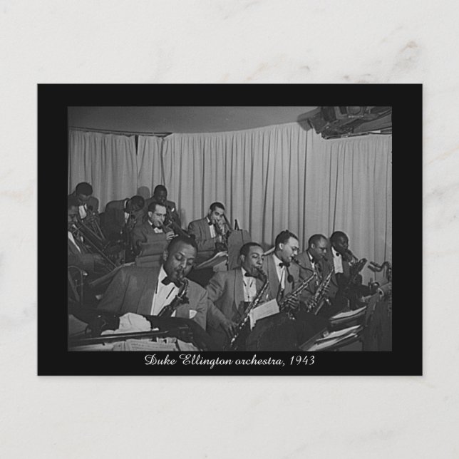 Duke Ellington orchestra, 1943 Postcard (Front)