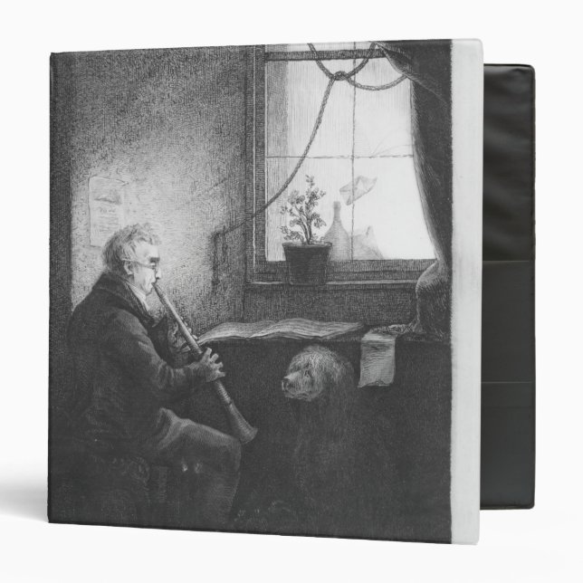 Duke Esterhazy Playing the Clarinet, 1809 Binder (Front/Inside)