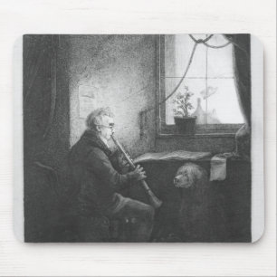 Duke Esterhazy Playing the Clarinet, 1809 Mouse Pad