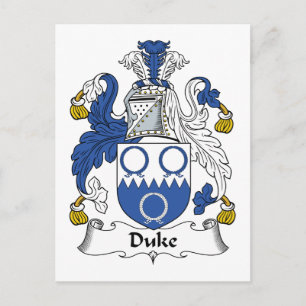 Duke Family Crest Postcard
