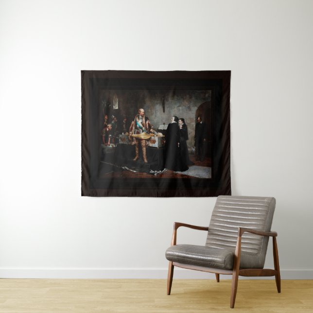 Duke Karl Insulting the Corpse of Klaus Fleming Tapestry (In Situ (Horizontal))