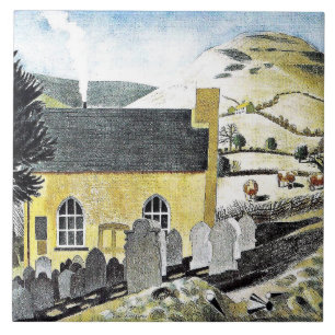 Duke of Herefords Knob & Baptist Chapel Tile