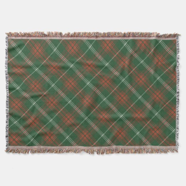 Duke of Rothesay Hunting Original Scottish Tartan Throw Blanket (Front)