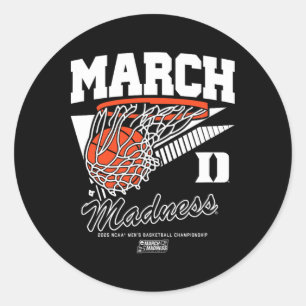 Duke Sketll - 2025 March Madness Sketll - Ncaa  Classic Round Sticker