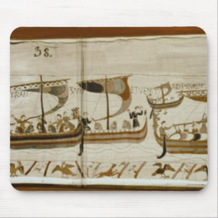 Duke William and his fleet cross Pevensey Mouse Pad