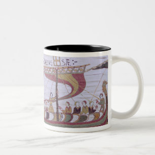 Duke William and his Fleet Two-Tone Coffee Mug