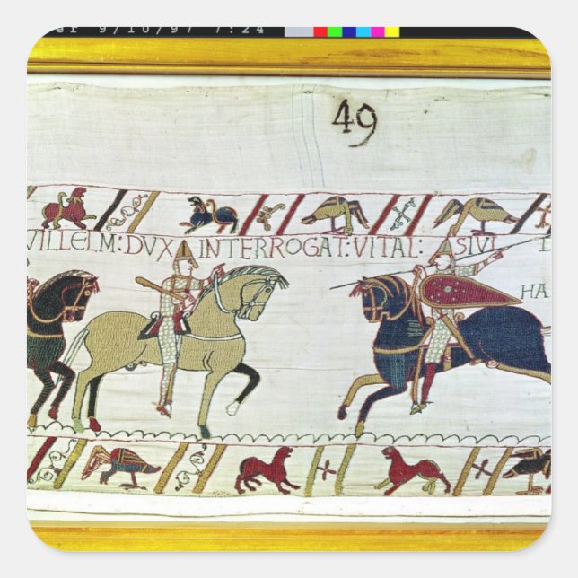 Duke William asks Vital Square Sticker (Front)